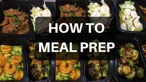 How To Meal Prep Youtube