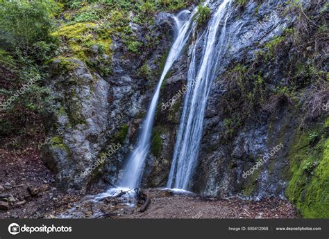 Peiffer Falls Waterfall Pfeiffer Big Sur State Park Water Cascading ...