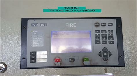 Pengetesan Fire Alarm Di Kapal How To Test Fire Alarm Detection