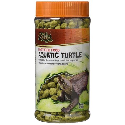 Zilla Aquatic Turtle Extruded Food Pellets 6 Ounces - Walmart.com - Walmart.com