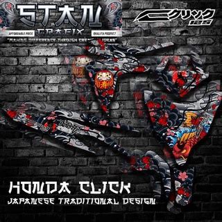 Honda Click V Decals Japanese Traditional Decals Full Body Decals