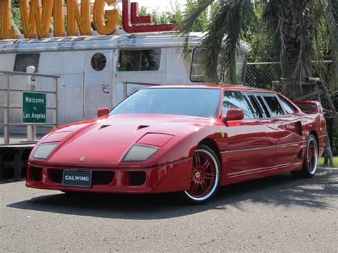 Ferrari F40 Limousine For Sale Again In Japan GTspirit