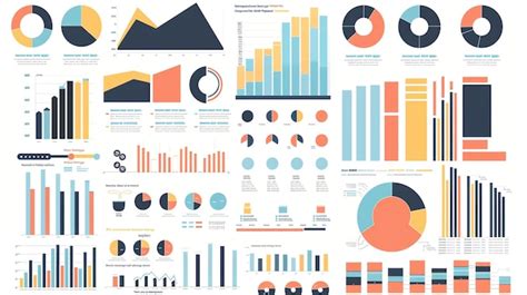 Premium Photo A Colorful Infographic With Various Graphs And Charts