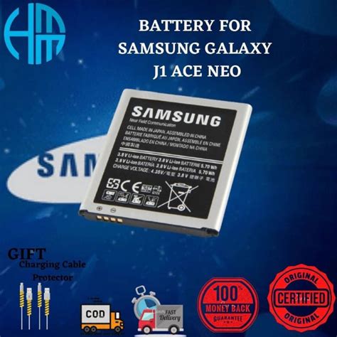 Samsung Galaxy J1 Ace Neo Battery Model EB BJ111ABE 850mAh Original