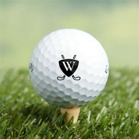 Custom Create Your Own Golf Monogrammed Golf Balls | Zazzle