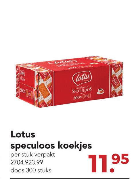 Lotus Speculoos Koekjes Aanbieding Bij Zegro