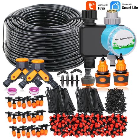 Système d arrosage automatique avec minuterie kit d irrigation goutte