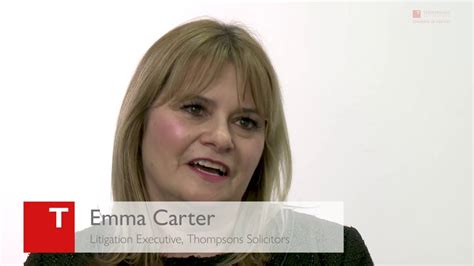 Emma Carter Standing Up For You Thompsons Solicitors Youtube