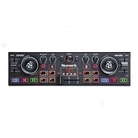 Numark DJ2GO2 Touch DJ Controller with Capacitive Touch Jog Wheels ...