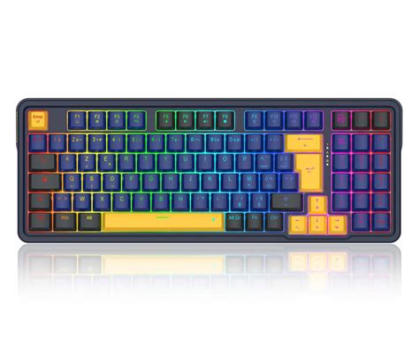 Clavier Gamer Mécanique REDRAGON K617 FIZZ 60 RGB WHITE GREY