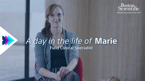 A Day In The Life Marie Field Clinical Specialist YouTube