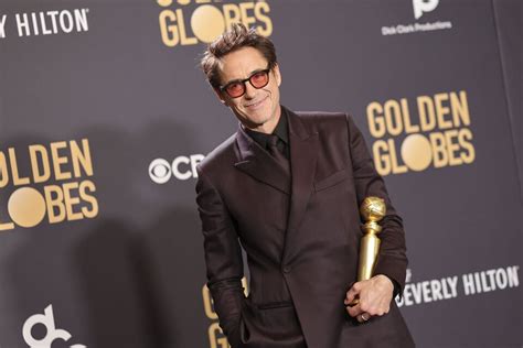 Robert Downey Jr Gana El Globo De Oro Fotos En Ecartelera