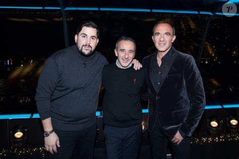 Photo Exclusif Elie Semoun Artus Nikos Aliagas Enregistrement