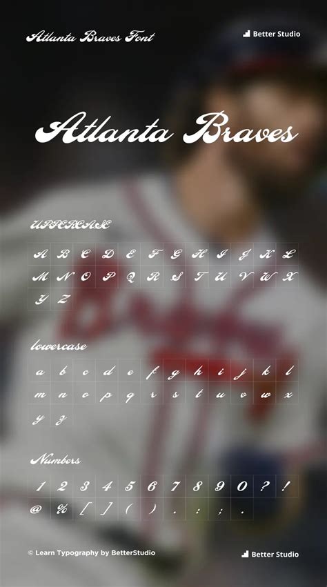 Atlanta Braves Font: Download Free Font & Logo