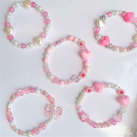 Bracelet Beads Aesthetic Gelang Manik Pola Gelang Gelang Manik Manik