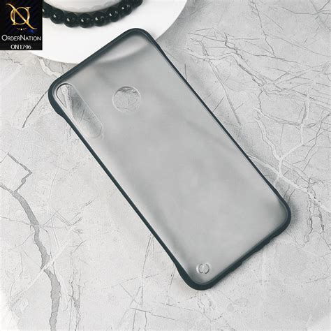 Honor 9C Cover - Blue - Soft Colorful Border Semi Transparent Back She ...