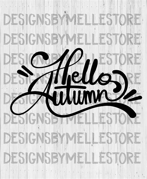 Hello Autumn Svg Fall Svg Welcome Svg Smores Svg Autumn Svg