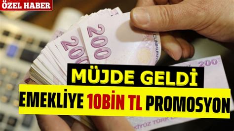 EMEKLİLERE ÇOK YÜKSEK PROMOSYON TUTARLARI AÇIKLANDI TARİH VERİLDİ YouTube