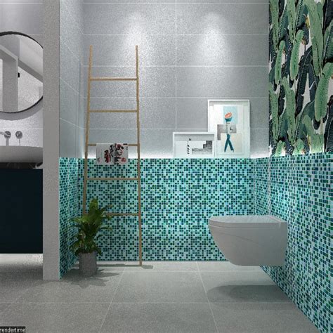 Crystal Blue Glass Mosaic For Swimming Pool Tai Decor®