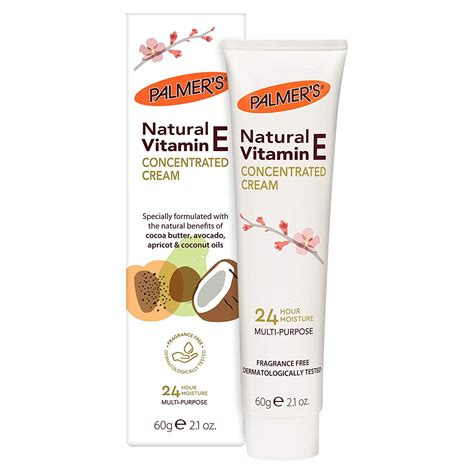 6 Pack Palmers Natural Vitamin E Concentrated Cream 21 Ounce Walmart