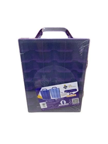 Maleta Hot Wheels Matchbox Tkb Multiuso Nichos Roxo The King Of Boxes Carrinhos E