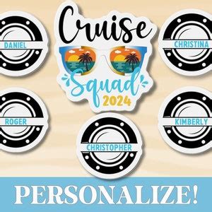 Personalized Cruise Door Magnets Custom Cruise Door Decoration Cruise