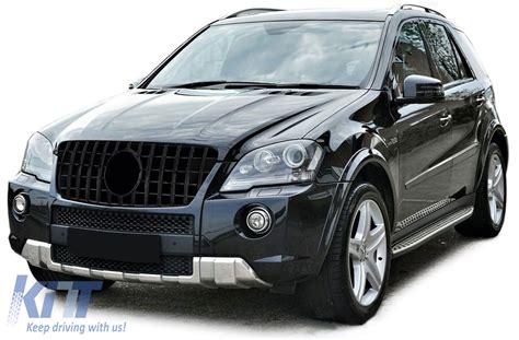 Central Front Grille Suitable For Mercedes ML W164 Facelift 07 2008