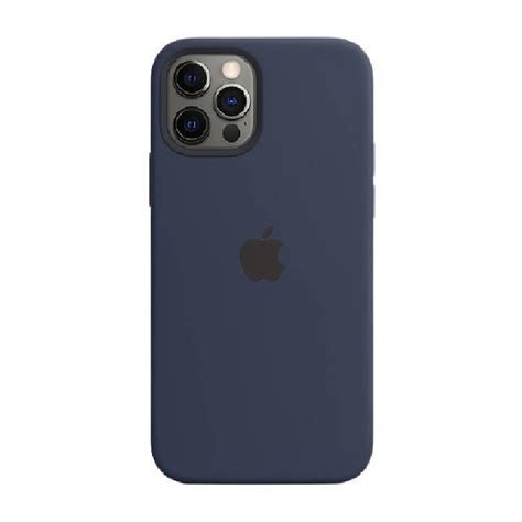 Apple Silicone Case With Magsafe For Iphone 12 12 Pro Deep Navy