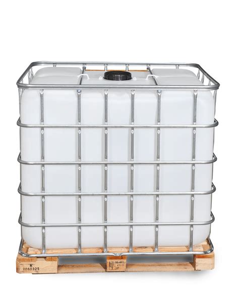 Cuve Recobulk IBC Pour Produit Dangereux Palette Bois 1000 Litres