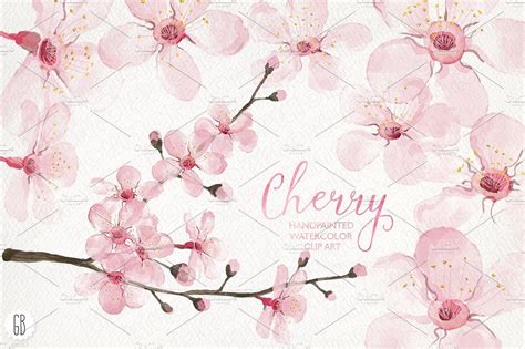 Watercolor Cherry Blossom Wallpapers - Top Free Watercolor Cherry ...