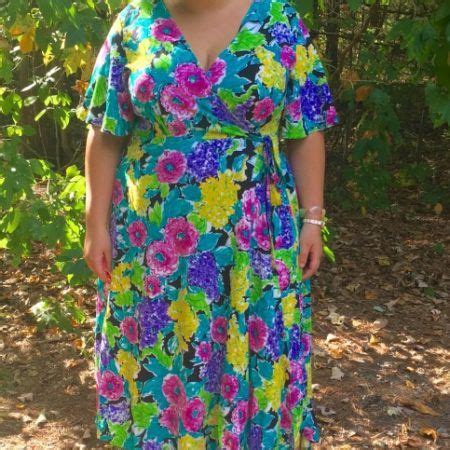 Pippa Wrap Dress Sewing Pattern PDF Designer Stitch Wrap Dress