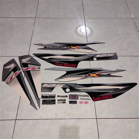 Jual Stiker Stripping Striping Decal Graphic Honda Supra X 125 R 2013