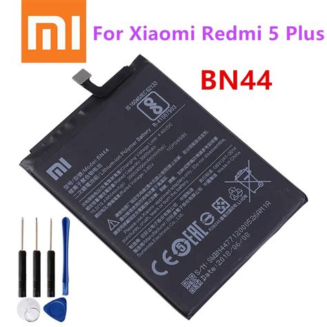 Bater A Original Para Xiaomi Redmi 5 Plus BN44 4000mAh Xiaomi Mi 100