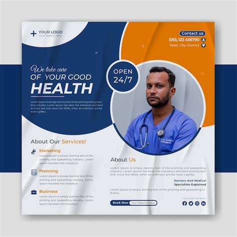 Premium Vector Medical And Health Care Social Media Post Design