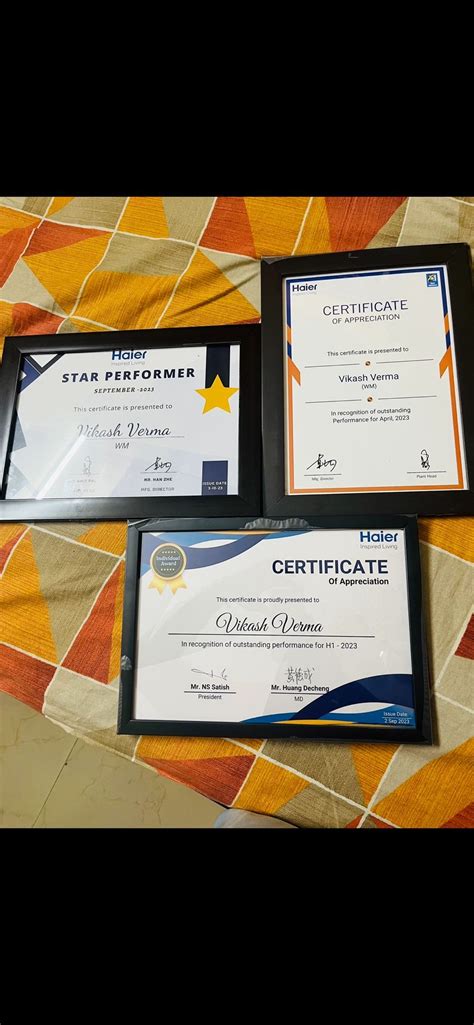 Vikash Verma on LinkedIn: #haierindia #inspiredliving #starperformer 