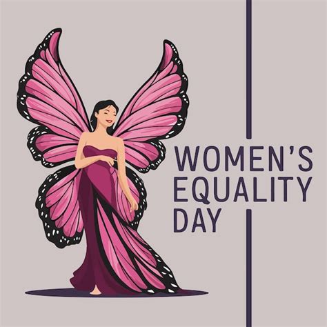 Premium Vector Womens Equality Day Banner Design Creative Illustration