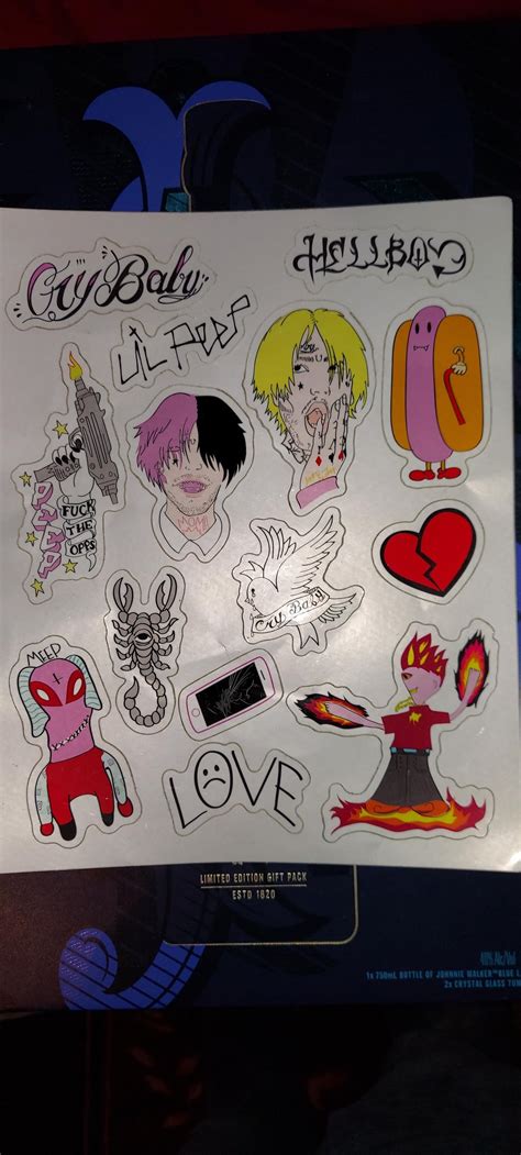 Lil Peep Stickers R Lilpeep