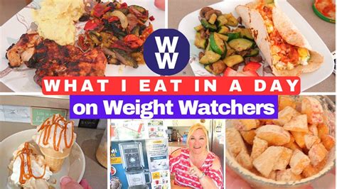 WHAT I EAT IN A DAY ON WEIGHT WATCHERS FULL DAY OF EATING WW POINTS