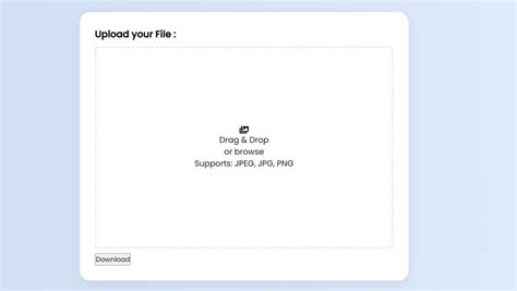 Drag Drop File Upload Using Html Css And Javascript Code The First