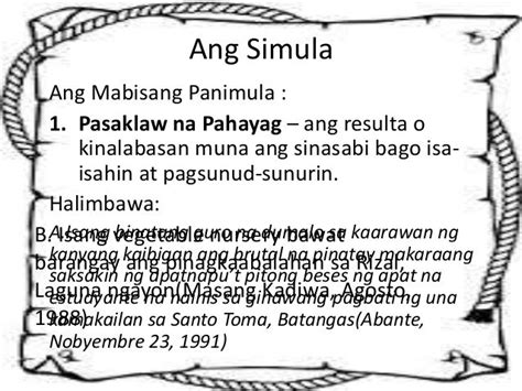 Pasaklaw Na Pangangatwiran Reynaldo Rey