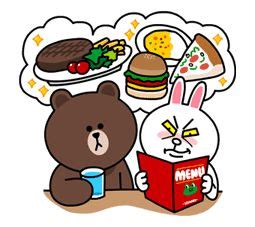 Check Out The Brown Cony S Lovey Dovey Date Sticker By LINE On