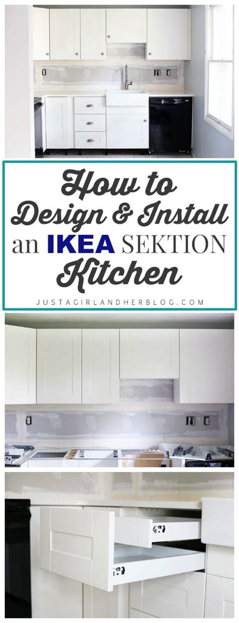 How To Design And Install IKEA SEKTION Kitchen Cabinets Abby Organizes