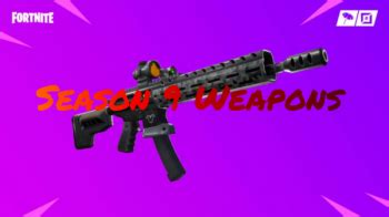 Fortnite Season 9 Weapons Tier List (Community Rankings) - TierMaker