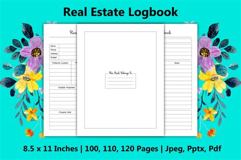 Real Estate Logbook Kdp Interiors Graphic By Designer Helana