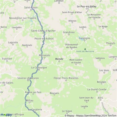 Info trafic Lozère la circulation en temps réel Mappy