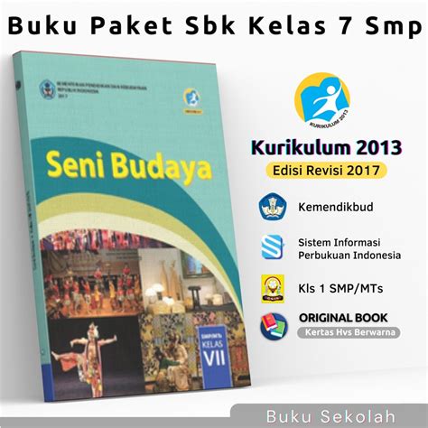 Jual Buku Paket Seni Budaya Kelas Smp Mts Kurikulum Edisi Revisi