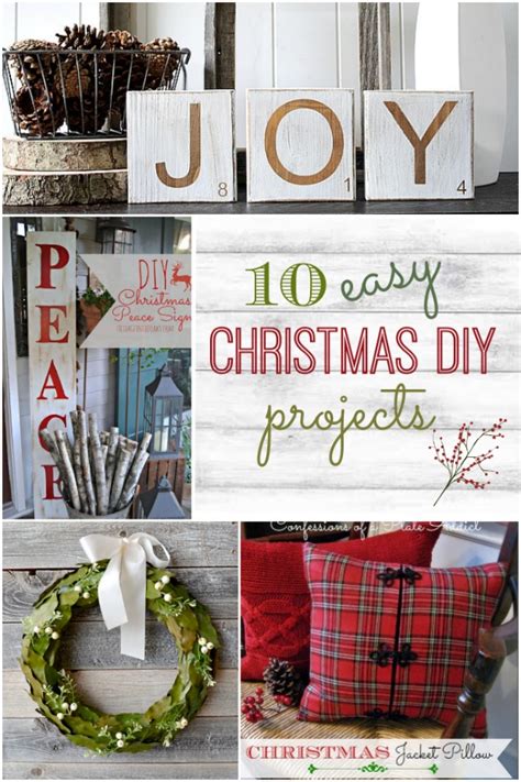 10 Easy DIY Christmas Projects - Home Stories A to Z