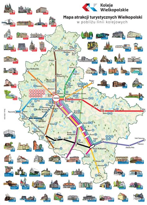 Mapa Atrakcji Turystycznych Koleje Wielkopolskie Sp Z O O