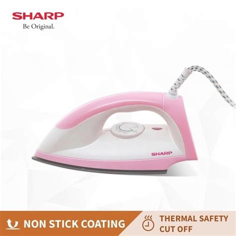 Sharp Electric Iron Ei N Blue Pink Official Warranty Shopee Malaysia