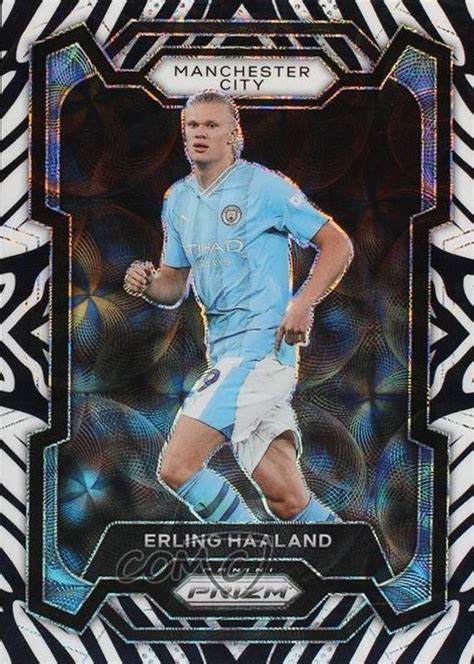 Erling Haaland 2023 Prizm Premier League 3 Choice Zebra 15 Price